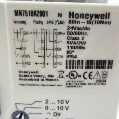 HONEYWELL MN7510A2001