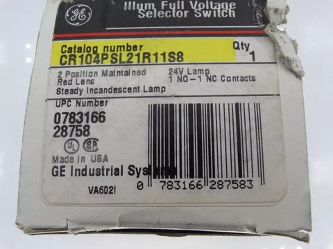 GENERAL ELECTRIC CR104PSL21R11S8