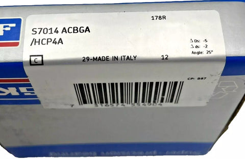 SKF S7014 ACBGA/HCP4A