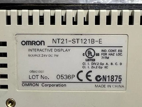 OMRON NT21-ST121B-E