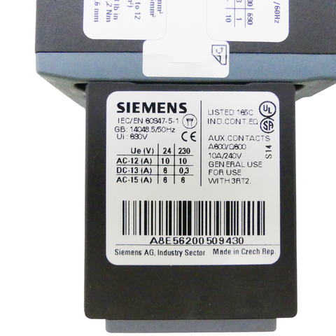 SIEMENS 3RH2131-1AB00 + A8E56200509430 + 3RT2916-1BB00