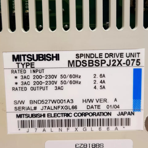 MITSUBISHI MDSBSPJ2X075