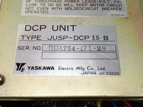 YASKAWA JUSP-DCP15B