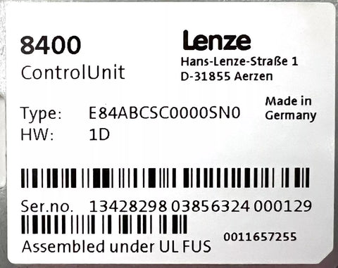 Lenze E84AVSCE5514SB0