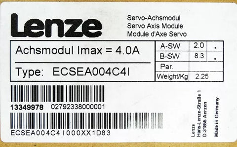 Lenze ECSEA004C4I