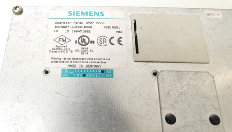 Siemens 6AV3627-1JK00-0AX0