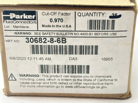 PARKER 30682-8-6B