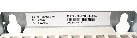 ABB ACS580-01-07A2-4+B056