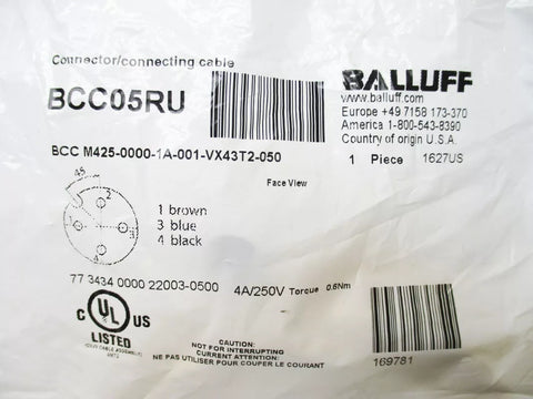 BALLUFF BCCM425-0000-1A-001-VX43T2-050