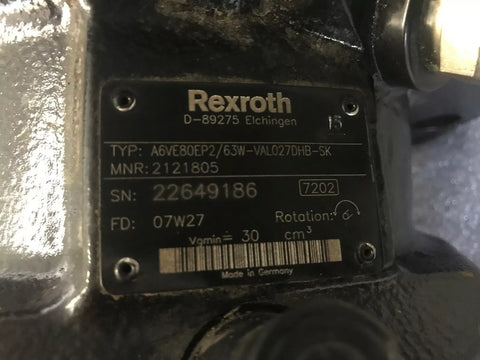 REXROTH A6VE80EP2/63W-VAL027DHB-SK