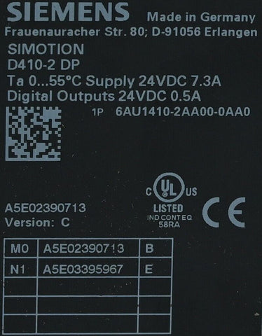 SIEMENS 6AU1410-2AA00-0AA0