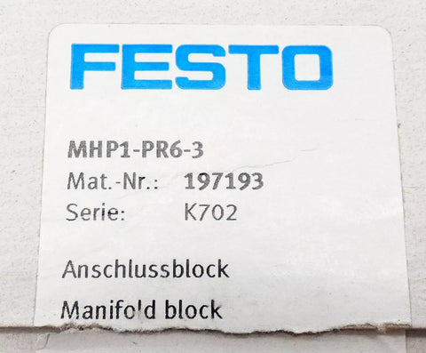 FESTO MHP1-PR6-3