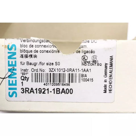 SIEMENS 3RA1921-1BA00