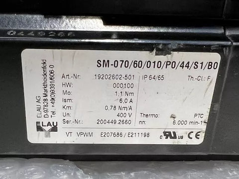 SCHNEIDER ELECTRIC SM-070/60/010/P0/44/S1/B0