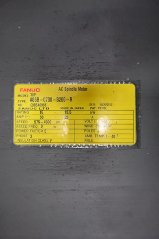 FANUC A06B-0730-B200-R