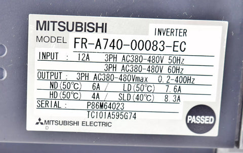 MITSUBISHI FR-A740-00083-EC