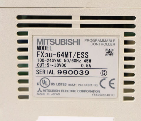 MITSUBISHI FX3U-64MT/ESS