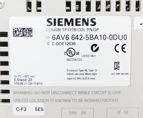 SIEMENS 6AV6642-5BA10-0DU0