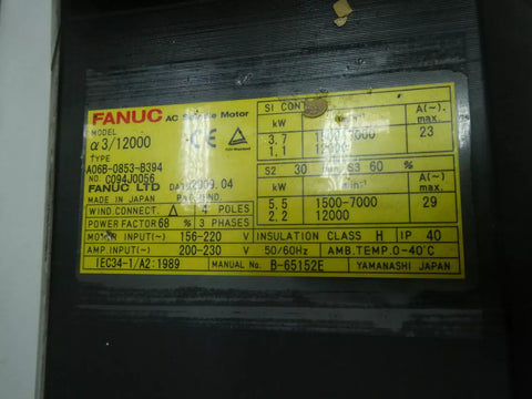 FANUC A06B-0853-B394