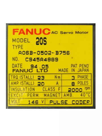 FANUC A06B-0502-B756