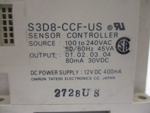 Omron S3D8-CCF-US