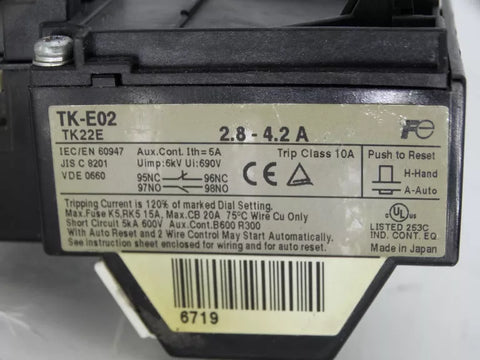 FUJI ELECTRIC TK-E02-2.8-4.2