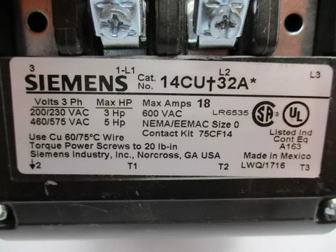 SIEMENS  14CU+32AA