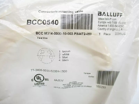 BALLUFF BCCM314-0000-10-003-PX44T2-050