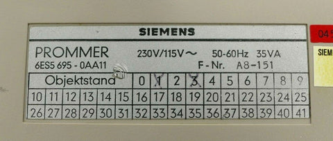 Siemens 6ES5695-0AA11