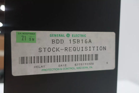 General Electric 12BDD15B16A