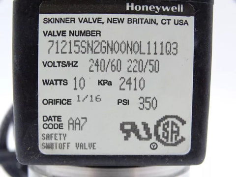 Honeywell 71215SN2GN00N0L111Q3