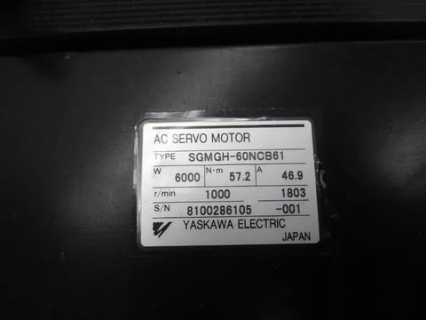 YASKAWA SGMGH-60NCB61