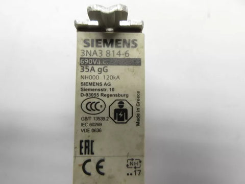 SIEMENS 3NA3814-6