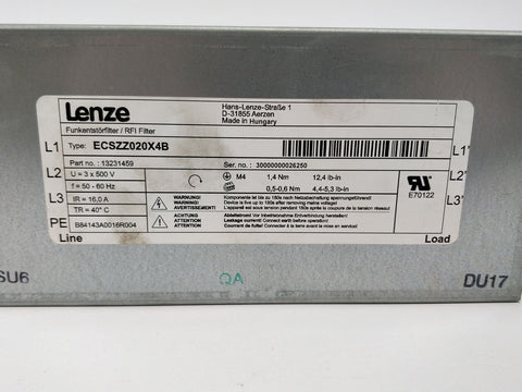 LENZE ECSZZ020X4B