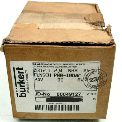 BURKERT 0312-C-2.0-NBR-MS