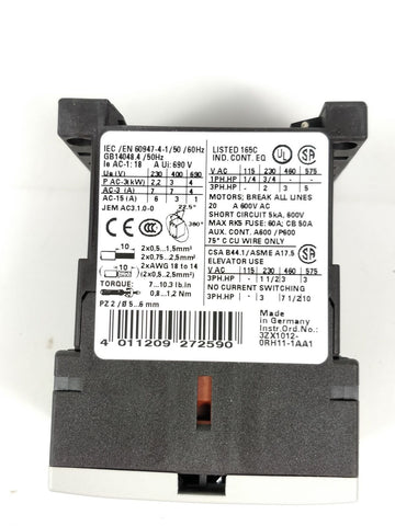 SIEMENS 3RT1015-1HB42