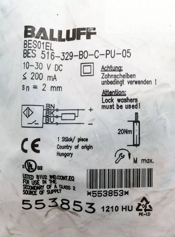 BALLUFF BES 516-329-BO-C-PU-05