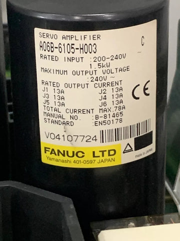 FANUC A06B-6105-H003