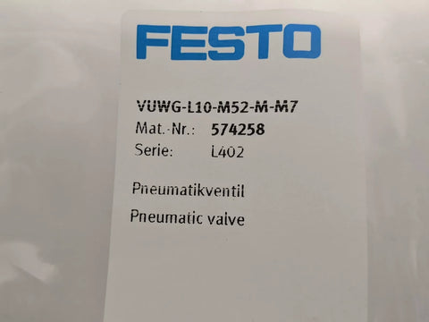 FESTO VUWG-L10-M52-M-M7