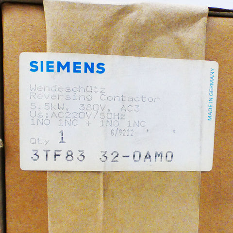 SIEMENS 3TF83 32-0AM0