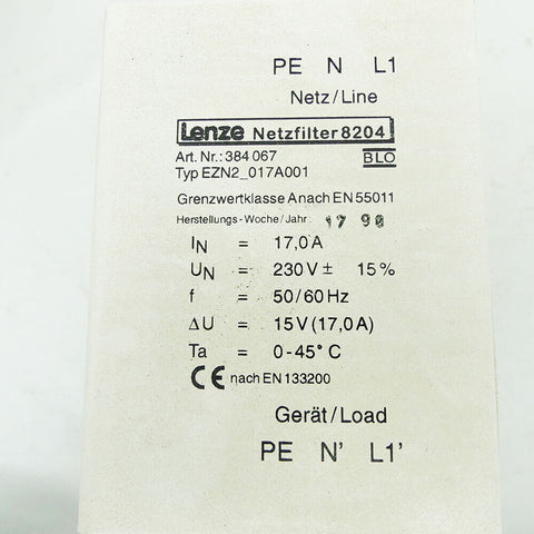 LENZE EZN2-017A001