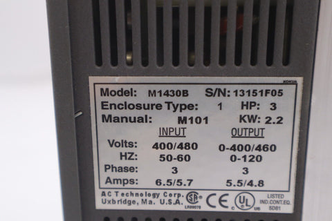 LENZE AC TECHNOLOGY M1430B