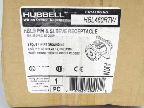 HUBBELL HBL460R7W