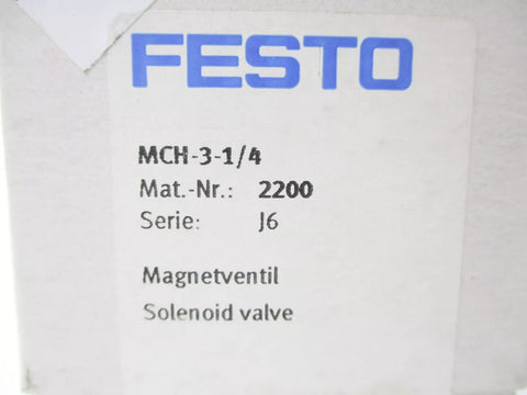 FESTO MCH-3-1/4