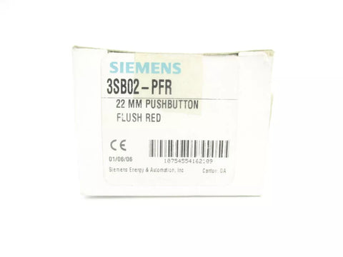 SIEMENS 3SB02-PFR