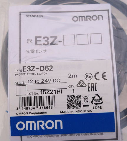 Omron E3Z-D62