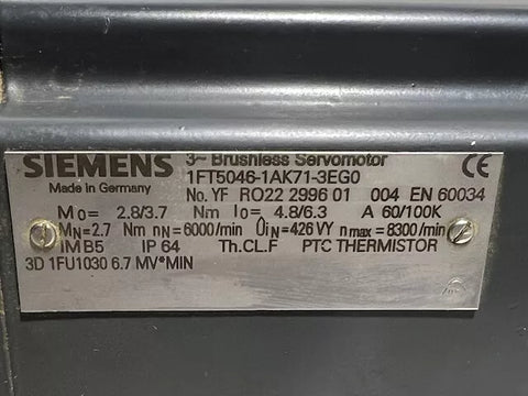 SIEMENS 1FT5046-1AK71-3EG0