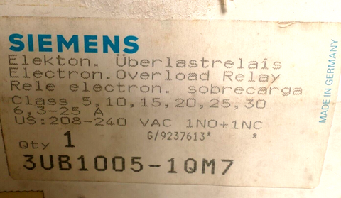 Siemens 3UB1005-1QM7