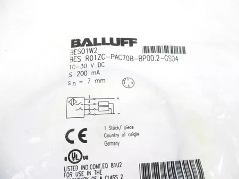 BALLUFF BESR01ZC-PAC70B-BP00.2-GS04