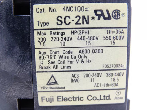 FUJI ELECTRIC 4NC1Q0-AC220/240